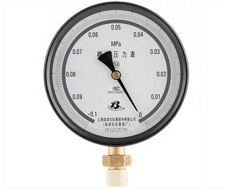 YB-150A精密压力表(-0.1～0MPa径向型)