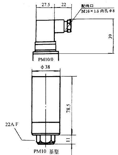 PM10-CB/0船用防爆压力变送器安装图片