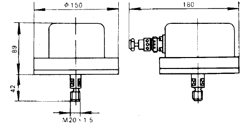 YSG-02电感微压变送器安装图片