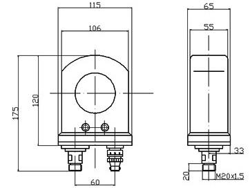 YTK-03F压力控制器(0-60MPa可调带指示)安装图片