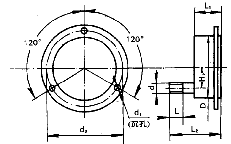 Y-153B-F全不锈钢压力表(-0.1-0.5MPa轴向型)安装图片