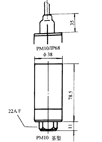 PM10-B/4防爆潜水型压力变送器安装图片