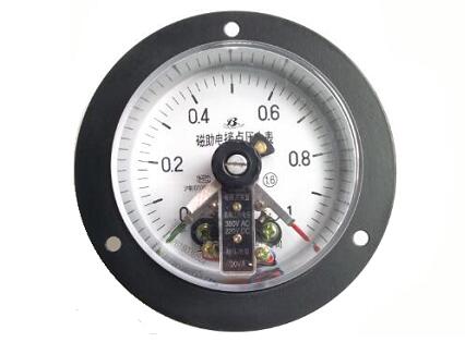 YXC-153磁助式电接点压力表(0-1MPa轴向型)