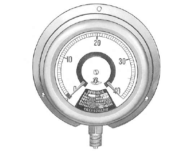 YX-160-B防爆电接点压力表(0-40MPa径向型)