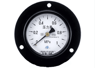 Y-60ZT普通压力表(0-1MPa轴向带边)