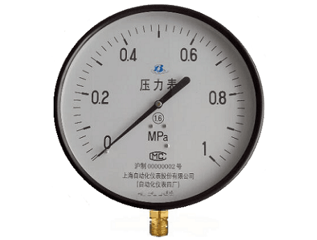 Y-200普通压力表(0-1MPa径向型)