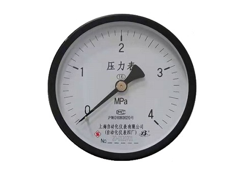 Y-100Z普通压力表0-4MPa轴向型